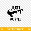 Just Hustle Nike SVG