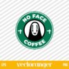 No Face Coffee Starbucks SVG Tororo
