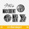 Stray Kids SKZ MAXIDENT Logo SVG