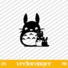 Totoro Silhouette SVG