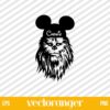 Chewbacca Mickey Ears SVG