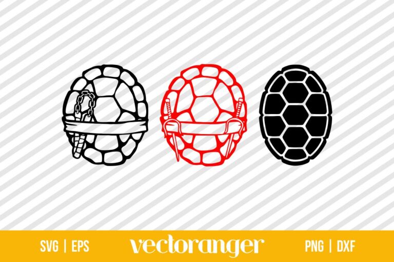 Ninja Turtle Shell SVG | Vectoranger