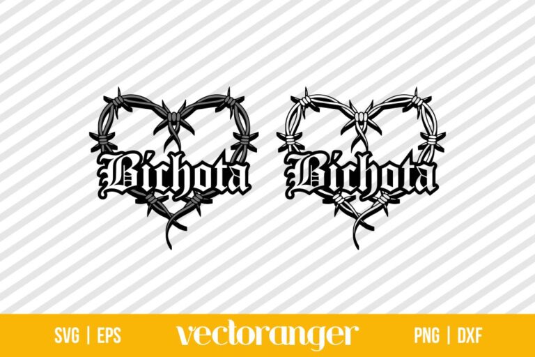 Tattoo Love Bichota SVG | Vectoranger