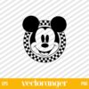 Checkered Mickey SVG