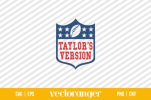 Taylors Version Football Travis and Taylor SVG