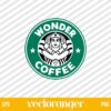 Wonder Woman Starbucks SVG