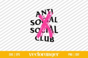 Anti Social Social Club Cencelled SVG