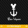 Bon Voyage Mickey SVG