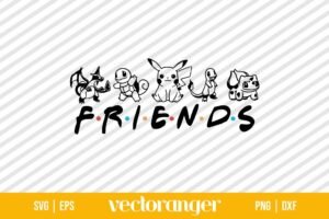 Pokemon Friends SVG