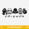 Star Wars Friends SVG