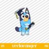 Bluey Graduation SVG