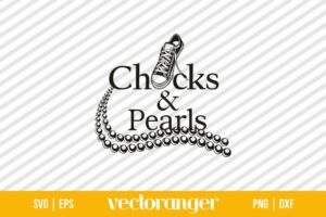 Chucks And Pearls SVG