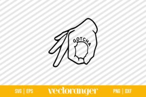 Gotcha Hand SVG