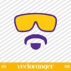 LSU Baseball College World Series Travinski Mustache SVG