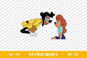 Max And Roxanne A Goofy SVG