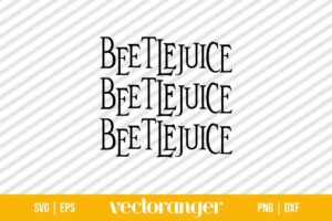 Beetlejuice Word Logo SVG