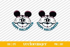 Disney Mickey Mouse Happy Halloween SVG