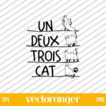 Halloween Un Deux Trois Cat Spooky SVG