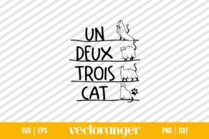 Halloween Un Deux Trois Cat Spooky SVG