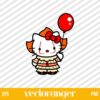 Kitty Cat Pennywise Halloween SVG