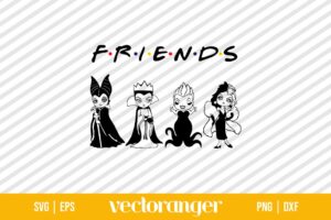 Friends Maleficent SVG