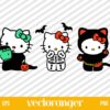 Hello Kitty Halloween SVG