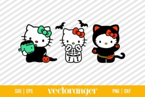 Hello Kitty Halloween SVG