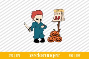 Michael Myers Halloween Pumpkin SVG