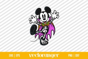 Mickey Mouse Halloween Witch Vibes SVG