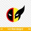 Deadpool And Wolverine Face SVG