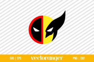 Deadpool And Wolverine Face SVG