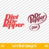 Dr Pepper Diet Logo SVG