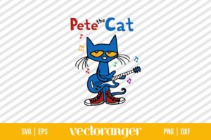 Pete The Cat Boy SVG