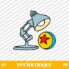 Pixar Lamp Disney Pixar Fest SVG