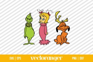 Grinch Cindy Lou Max SVG