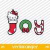 Hello Kitty Christmas Joy SVG