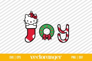 Hello Kitty Christmas Joy SVG