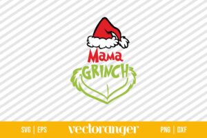 Mama Grinch SVG