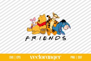 Winnie the Pooh Friends SVG