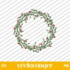 Christmas Wreath SVG