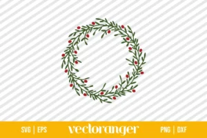 Christmas Wreath SVG