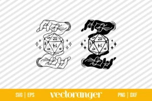 D20 Dungeon Master SVG