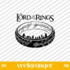 Lord Of The Rings SVG One Ring SVG