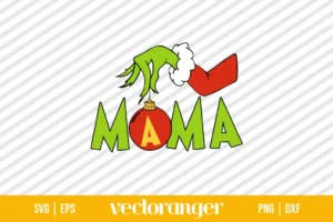 Mama Grinch Hand SVG