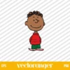 Peanuts Franklin SVG