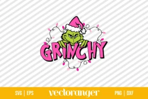 Pink Grinch SVG