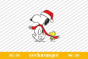 Snoopy Christmas SVG