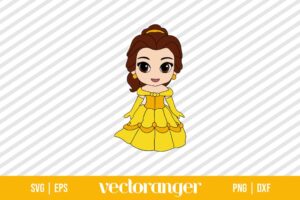 Baby Belle SVG, Beauty and the Beast SVG