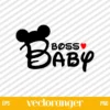 Boss Baby Mickey SVG