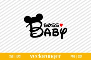 Boss Baby Mickey SVG